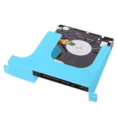2.5 SSD Hard Drive Tray Adapter Bracket for SCPH 30000 50000 Game Console, Hard Drive Bracket SAS SATA for SCPH 30000 SCPH 50000 (Blue)