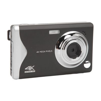4K Digital Camera, 48MP 16X Zoom Vlogging Camera with 3.0inch LCD Screen, Type C Port, Fill Light Anti Shaking Portable HD Video Camera, Support 128GB Storage Expansion (Black)