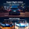 4K Dash Cam Front and Rear, Built-in WiFi GPS, 3" IPS Screen, Included 64GB Card, HDR Night Vision Dash Camera for Cars, App Control, Emergency Lock, Accident Record, Parking Mode, Support 512GB Max view 3