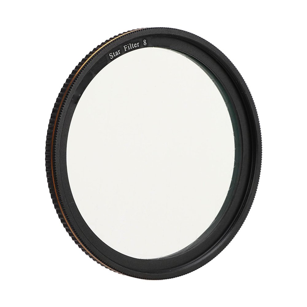 Adjustable Starlight Filter, Coating Filter Kit with Double Frame Rotation Design, Camera Lens Effects Filters for Night Scenery Jewelry Glassworks (52mm)