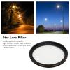 Adjustable Starlight Filter, Coating Filter Kit with Double Frame Rotation Design, Camera Lens Effects Filters for Night Scenery Jewelry Glassworks (52mm) view 4