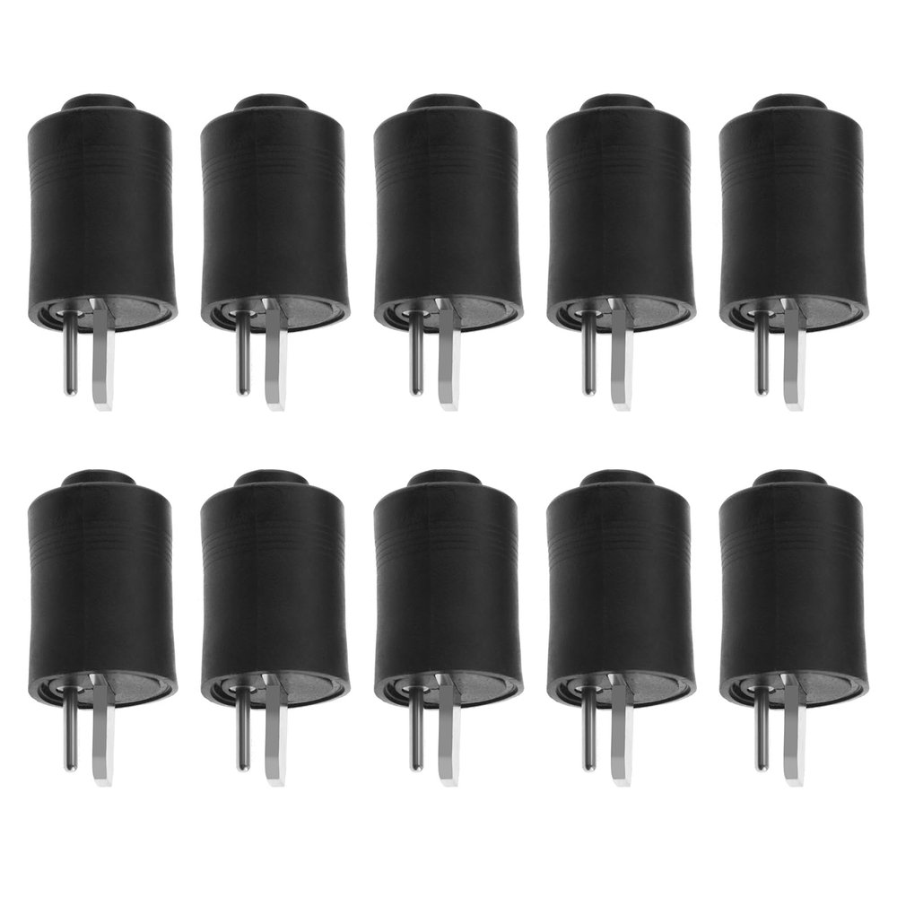 eMagTech 10PCS 2 Pin DIN Male Speaker Plug Loudspeaker Cable Plug for Loudspeakers Amplifiers Subwoofer Amplifier Computers PC DVD Player Game Console Keyboard