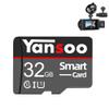 Bundle Include 32GB Micro Memory Card + Yansoo Dash Cam Front and Inside view 1