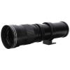 Telephoto Lens for Nikon, 420800mm F8.316 Manual Focusing Zoom Lens, with 2X Teleconverter, T2 Mount, Manual Telephoto Zoom Lens for Nikon F Mount Camera (Black) view 1