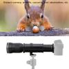 Telephoto Lens for Nikon, 420800mm F8.316 Manual Focusing Zoom Lens, with 2X Teleconverter, T2 Mount, Manual Telephoto Zoom Lens for Nikon F Mount Camera (Black) view 3