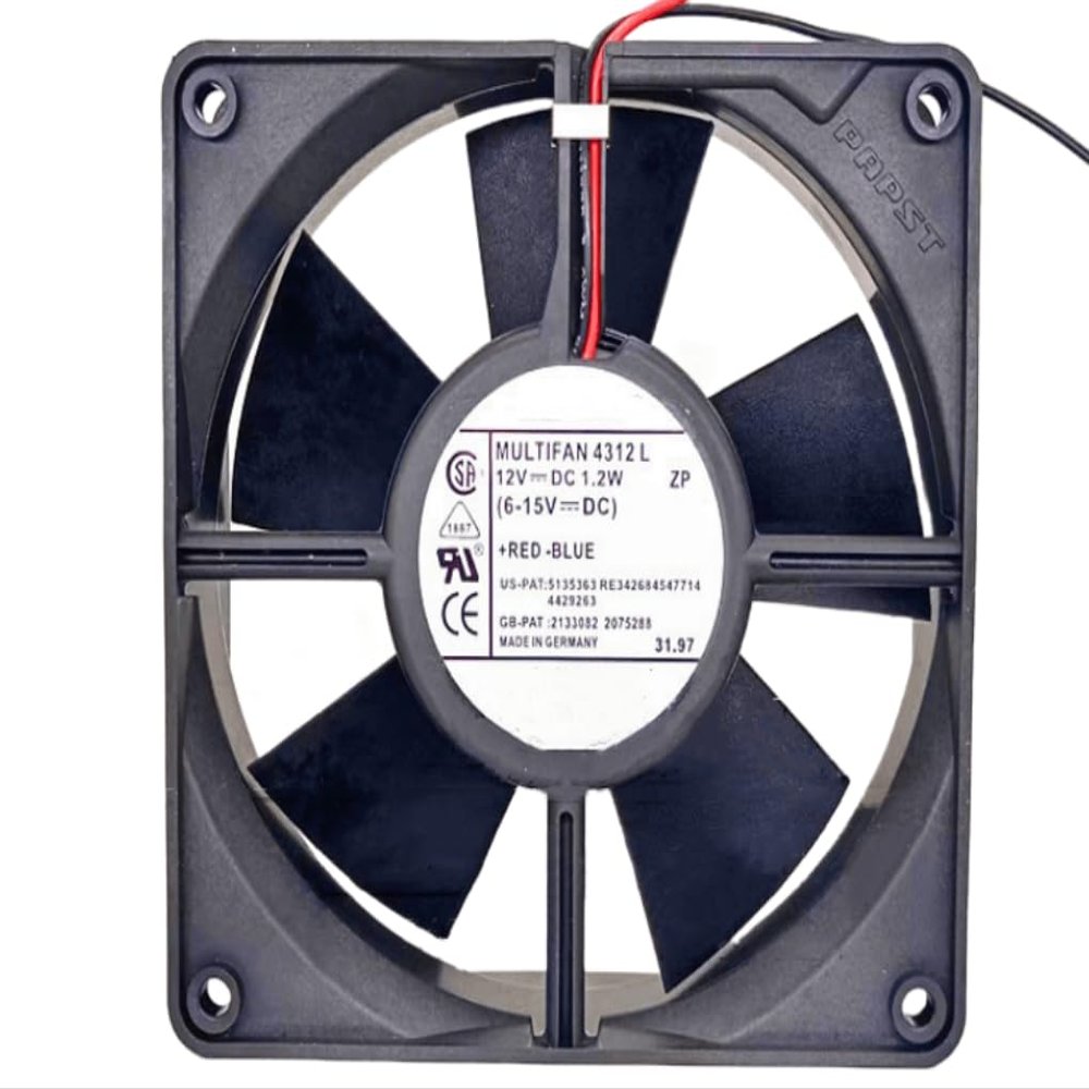 12V MULTIFAN 4312L 100mA 1.2W 12032 Cooling Fan 2-Wire