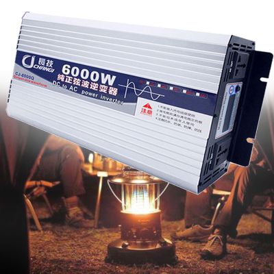 6000W,8000W,10000W,12000W Modified sine Wave Inverter,DC 12V/24V/48V/60V/72V to AC 110V-220V,with LCD Digital Display,Suitable for Truck RV car Boat Travel Camping Emergency,6000W-60VTO110V