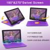 YOOHOO 17.9'' Portable DVD Player with 15.6" Large Swivel Screen, DVD Player Portable with 6 Hours Battery, Car Charger, Last Memory, Support USB/SD Card/Sync TV, Region Free, Purple view 3