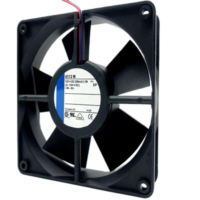 12V 4312M 258mA 3.1W 12032 Cooling Fan 2-Wire 4312/12M
