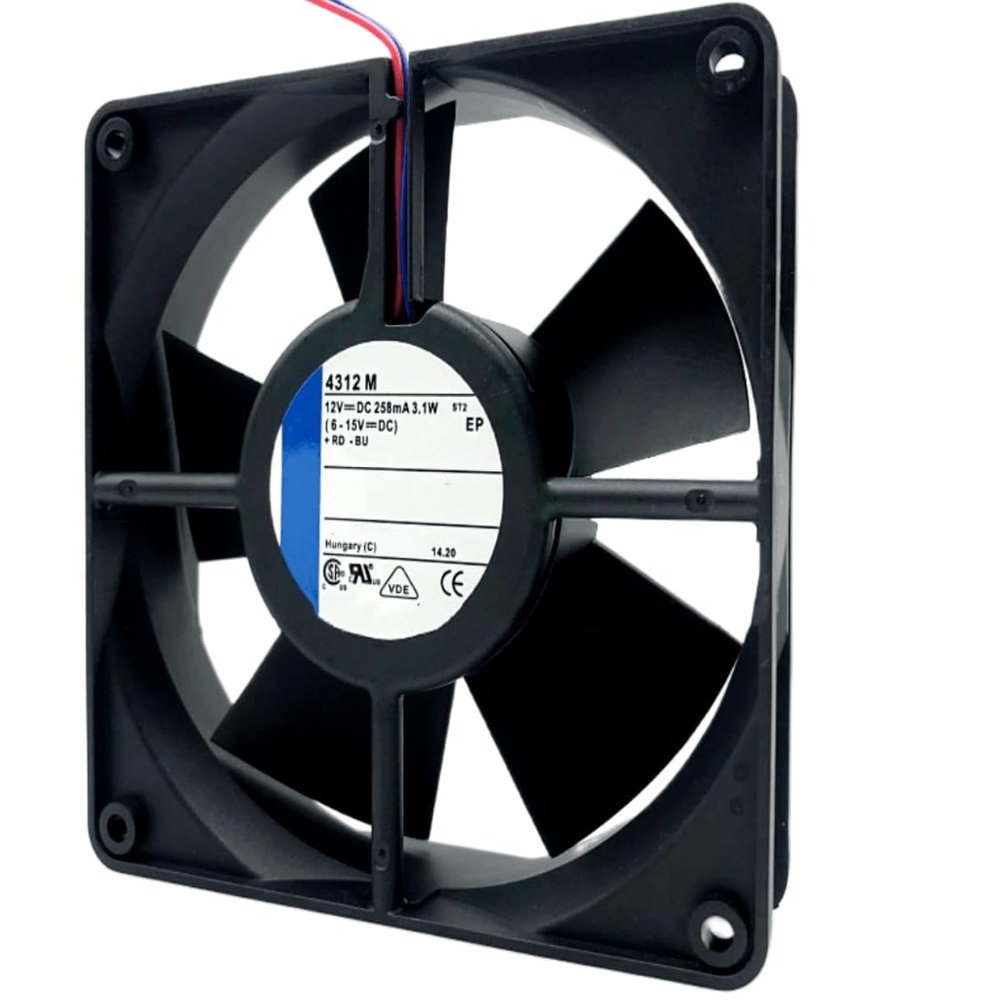 12V 4312M 258mA 3.1W 12032 Cooling Fan 2-Wire 4312/12M