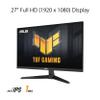 ASUS TUF Gaming 27 1080P Monitor (VG279Q3A)  Full HD, 180Hz, 1ms, Fast IPS, Extreme Low Motion Blur Sync, FreeSync Premium, G-SYNC Compatible, Variable Overdrive, 99% sRGB, DisplayPort, HDMI view 2