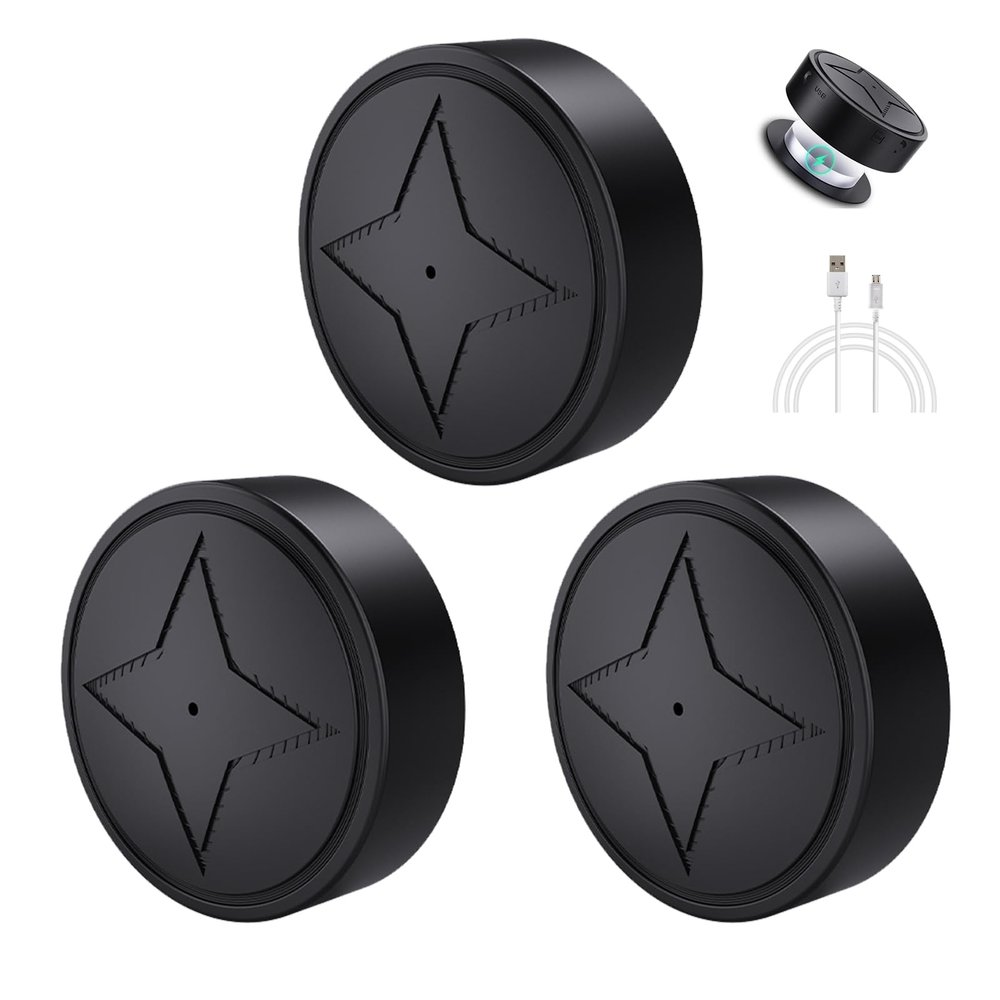 GPS Tracker Strong Magnetic Car Vehicle Tracking Anti-Lost, 2023 New Multi-Function GPS Mini Locator, Monitoring, Automatic Recording/Voice Activated Callback with App, for Professional Vehicles (2)