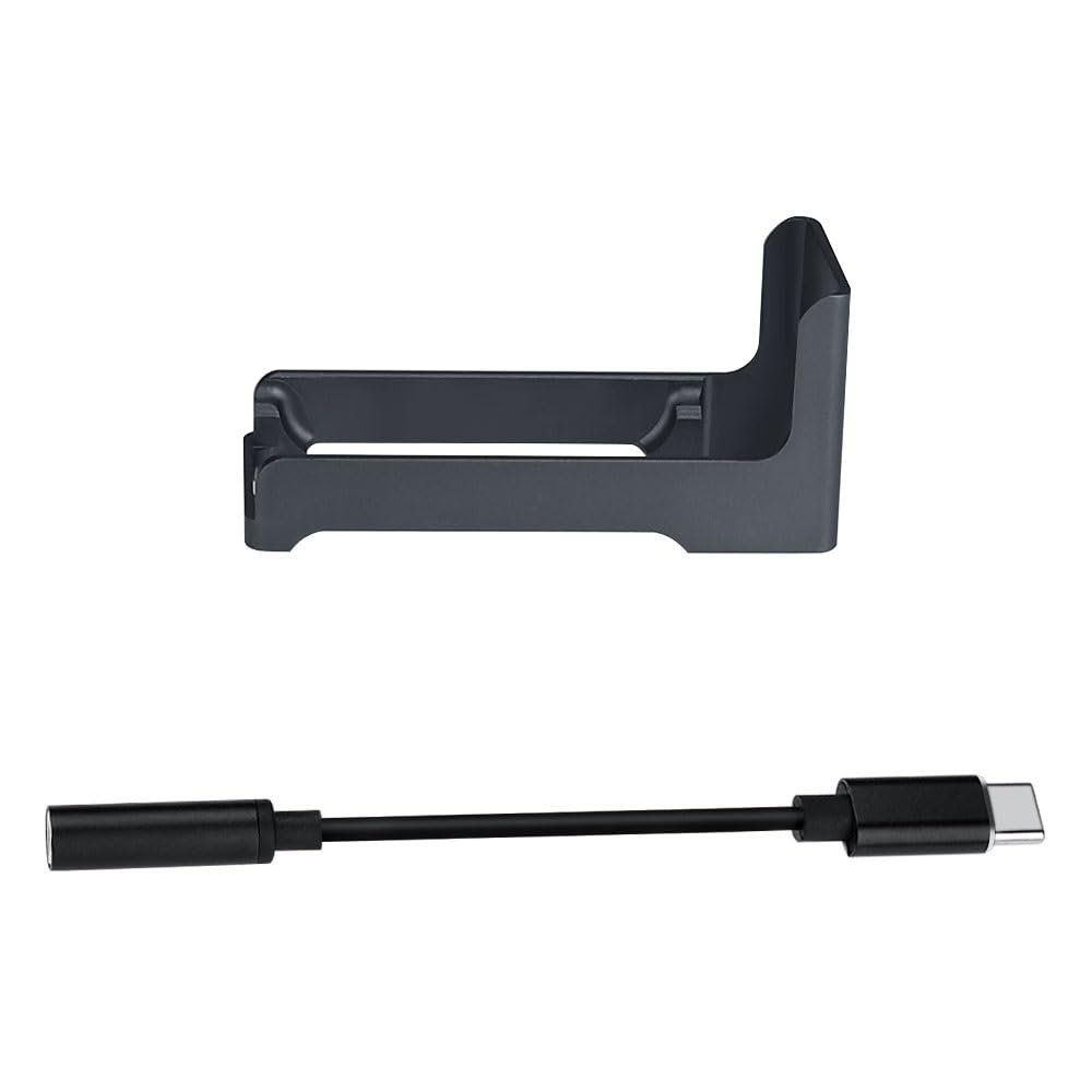 SOLKIN Drone Accessories Aluminum Alloy Extension for DJI Action 2 Action Camera Cold Shoe Microphone Fill Light (Color : Adapter Audio Cable)