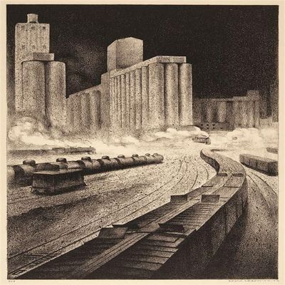 Louis Lozowick : Untitled : 1933 : Archival Quality Art Print