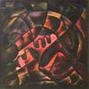 Forrest Hibbits : Surrealist Abstract : 1940 : Archival Quality Art Print view 1