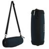 Silicone Case Cover for J.BL Charge 5 Bluetooth Speaker, Portable Travel Carrying Protective Sleeve Skin Case with Shoulder Strap and Carabiner (Black) view 1