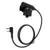Pdflie 7.0 Nato US 2 Pin K1 U94 PTT Invisio Tactical Headphone Adapter Compatible for Baofeng Kenwood Peltor(Black,Military Wired) view 1