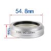 0.5X Stereo Microscope Auxiliary Lens 220mm Working Distance Microscope Lens 54.8mm Interface Size Microscope Objective view 2