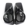 WYNMOTO Vivid Black 8" Speaker Lids w/Tweeter Port Compatible for Harley Touring Models 2014-up view 2