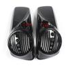WYNMOTO Vivid Black 8" Speaker Lids w/Tweeter Port Compatible for Harley Touring Models 2014-up view 3