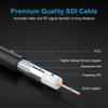 XRDS -RF SDI Cables 300FT, HD-SDI Cable 75 Ohm BNC Male to BNC Male Video Coaxial Cable for Video Surveillance Camera CCTV System view 3