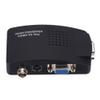SAIZHUO BNC to VGA Converter - CCTV Camera to TV Adapter with S Video Input, Supports PAL/NTSC for DVR & DVD Player view 3