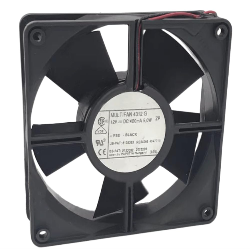 12V MULTIFAN 4312 G 420mA 5W 12032 Cooling Fan 2-Wire 4312G