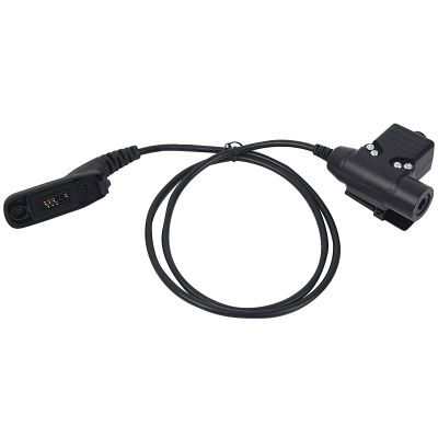 Pdflie Multipin Ptt Adapter Military Wiring NATO US U94 PTT Compatible with Motorola APX 6000 7000 8000 xpr 7550e