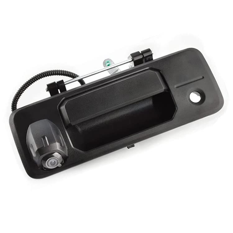 HD Trunk Handle Vehicle Liftgate Latch Handle Tailgate Handle Camera Rear View Reverse Backup Parking Camera for Toyota Tundra 2014-2020 Toyota Tacoma 2016-2020 Waterproof Night Vision