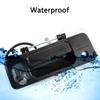 HD Trunk Handle Vehicle Liftgate Latch Handle Tailgate Handle Camera Rear View Reverse Backup Parking Camera for Toyota Tundra 2014-2020 Toyota Tacoma 2016-2020 Waterproof Night Vision view 3