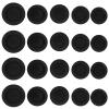 Unlorspy Piggy Bank Hole Plugs, Black, 20 Pcs, 5 Sizes view 1