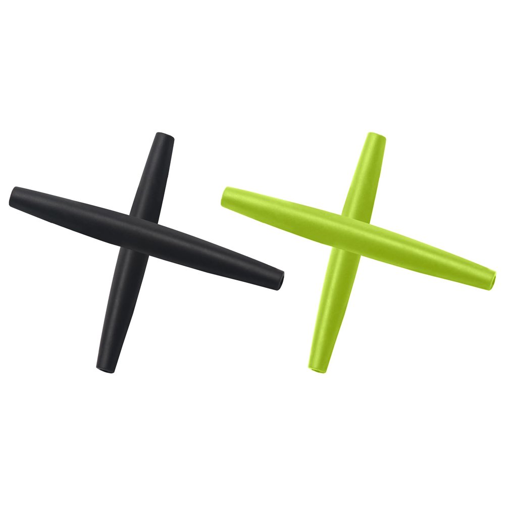 ToughAsNails 2 Pairs Replacement Ear Socks Rubber for Oakley Crosshair New 2012/Crosshair S/Crosshair 1.0 2005 Black&Green