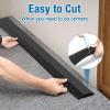 Eapele 6.5 ft Floor Cord Cover Heavy Duty Cable Protector, Easy to Unroll, Prevent Trip Hazard for Home Office or Outdoor Settings (Black) view 3