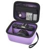 Vlogging Camera Case Compatible with for Duluvulu/for VJIANGER/for JGIPL/for TEBNGIHNM 4K Digital Cameras for Youtube. Vlog Camera Carrying Storage for Lens, Cable and Other Accessories - Purple view 1