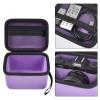 Vlogging Camera Case Compatible with for Duluvulu/for VJIANGER/for JGIPL/for TEBNGIHNM 4K Digital Cameras for Youtube. Vlog Camera Carrying Storage for Lens, Cable and Other Accessories - Purple view 4