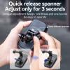 Backpack Clip 360 Swivel Mount for GoPro Insta360 Accessories, Bag Belt Shoulder Strap Holder Attachment for Go Pro Max Hero 12 11 10 9 8 7 6 5, Insta 360 X3 X4 Ace Pro, DJI Action 3 4 Osmo Pocket 3 view 3