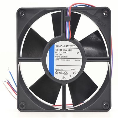 12V 4312/17T 420mA 5.0W 12032 Cooling Fan 4-Wire