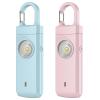 ANKOSHUN Rechargeable Personal Alarm for Women - 2 Pack Christmas Birthday Gifts for Women, Daughter, College Student, Teen Girl, Night Workers, Elders, Kids, Siren Alarm, USB Charging, Aqua&Pink view 1