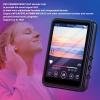 MP3 Player with Bluetooth, 4GB 2.4 Inch HD Full MP3 MP4 Player Portable Music Player with FM Radio, E Books, Voice Recorder, Support 256GB (Black) view 3