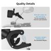 Adaptom Bike Mount Motorcycle Mounts Handlebar Clamp Holder Bicycle Dirt Bike Clip Attachment Mounting Accessories for GoPro Insta360 DJI Action Phones Accessory view 4