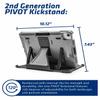 PIVOT A22A Atlas Tablet Case - Fits iPad (10th gen.) - 360 Degree Protection - for Professional Pilots, General Aviation - Gray Body/Black Clip view 4