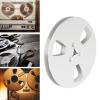 1/4 Empty Take up Reel to Reel Small Hub, 5 Inch Empty Tape Reel Aluminum Alloy 3 Hole Opening Machine Part Recording Takeup Reel view 3