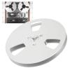 1/4 Empty Take up Reel to Reel Small Hub, 5 Inch Empty Tape Reel Aluminum Alloy 3 Hole Opening Machine Part Recording Takeup Reel view 4