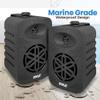 Pyle 500 Watt Bluetooth Indoor Outdoor Speakers Pair - Dual Waterproof 5.25 2-Way Full Range Speaker System w/ 1/2 High Compliance Polymer Tweeter | Home, Boat, Marine, Deck, Patio, Poolside (Black) view 4