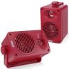 Pyle 200 Watt Bluetooth Indoor Outdoor Speakers Pair - Dual Waterproof 3.5 2-Way Full Range Speaker System w/ 1/2 High Compliance Polymer Tweeter | Home, Boat, Marine, Deck, Patio, Poolside (Red) view 1