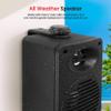 Pyle 200 Watt Bluetooth Indoor Outdoor Speakers Pair - Dual Waterproof 3.5 2-Way Full Range Speaker System w/ 1/2 High Compliance Polymer Tweeter | Home, Boat, Marine, Deck, Patio, Poolside (Black) view 4