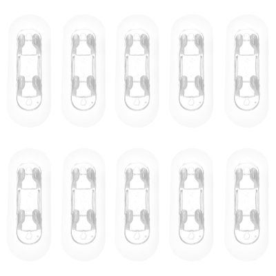 Cabilock 10pcs Self-Adhesive Cable Organizer for Desk Wire Management Compact and Stable Acrylic Wire Holder for Cable Accessories