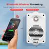 Pyle 200 Watt Bluetooth Indoor Outdoor Speakers Pair - Dual Waterproof 3.5 2-Way Full Range Speaker System w/ 1/2 High Compliance Polymer Tweeter | Home, Boat, Marine, Deck, Patio, Poolside (White) view 2