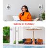 Pyle 200 Watt Bluetooth Indoor Outdoor Speakers Pair - Dual Waterproof 3.5 2-Way Full Range Speaker System w/ 1/2 High Compliance Polymer Tweeter | Home, Boat, Marine, Deck, Patio, Poolside (White) view 4