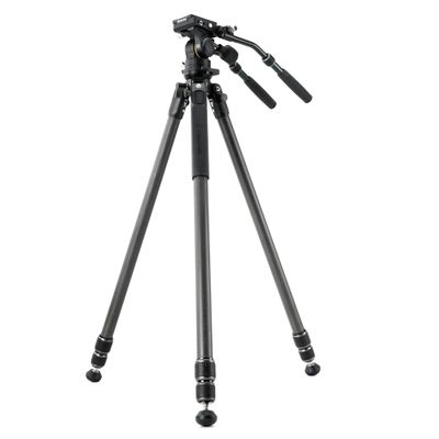 Vanguard Alta Pro 3VL 303CV18 Carbon Fiber Tripod with VEO PV-18 Video Head and Half Bowl Leveling Base
